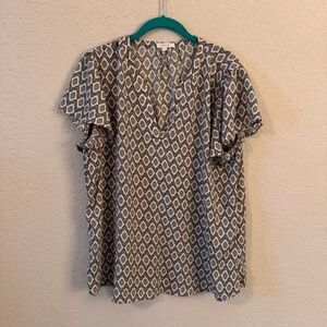 Maurices Patterned Blouse Size XL